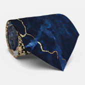 Marmer en Glitter Stropdas (Opgerold)