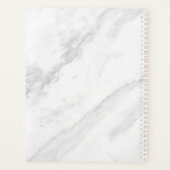 Marmer en Roze ananas Planner (Achterkant)