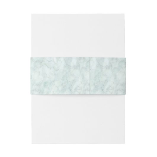 Marmer Eucalyptus Greenery Gold Elegant Wedding Uitnodigingen Wikkel (Achterkant Voorbeeld)