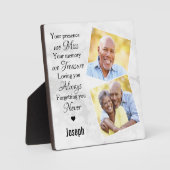 Marmer Familie Foto Sympathie Memorials Keepomwill Fotoplaat (Voorkant)