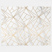 Marmer, Geometry en Gold Fleece Deken (Voorkant (Horizontaal))