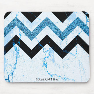 Marmer & Glitter Chevron Muismat