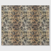 Marmer & Gold Geometric Pattern Cadeaupapier (Vlak)