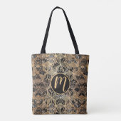 Marmer & Gold Geometric Pattern Draagtas (Achterkant)