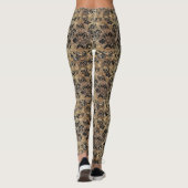 Marmer & Gold Geometric Pattern Leggings (Achterkant)