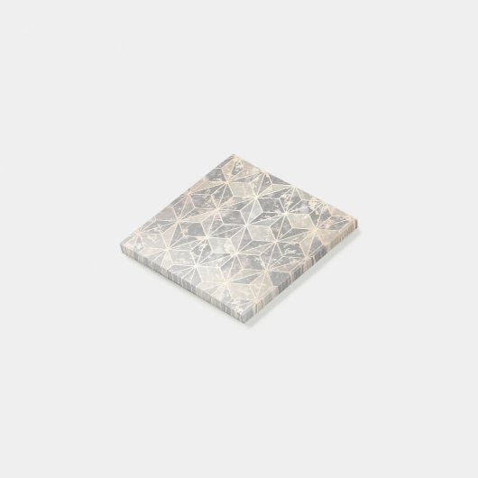 Marmer & Gold Geometric Pattern Post-it® Notes (Schuin)
