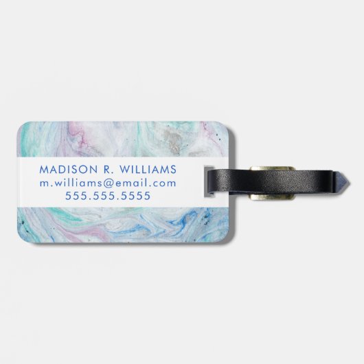 Marmer I Bagagelabel (Achterkant horizontaal)