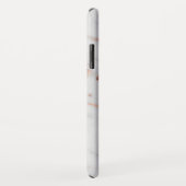 Marmer-initiaal en naamtelefoon Case-Mate iPhone case (Achterkant/rechts)