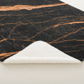 marmer met gouden aderen , marmer emperador n sherpa deken (3/4)