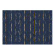 Marmer Metallic Gold Pinstripes tegen Navy Blue