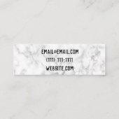 marmer mini visitekaartje (Achterkant)