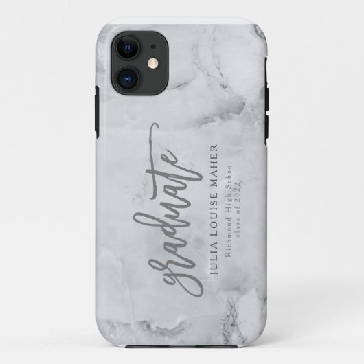 marmer modern elegant afstuderen Case-Mate iPhone case (Achterkant)