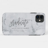marmer modern elegant afstuderen Case-Mate iPhone case (Achterkant (horizontaal))