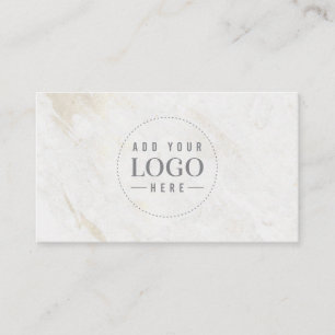 Marmer Modern Minimalistisch Logo Zakelijke Kaarte Visitekaartje
