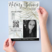 Marmer Notional Services Foto Business Flyer (Hand)