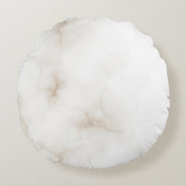 Marmer Pastel Stone Texture Glitter Waterverf Rond Kussen (Voorkant)