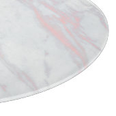 Marmer Pastel Stone Texture Glitter Waterverf Snijplank (Hoek)