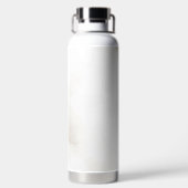 Marmer Pastel Stone Texture Glitter Waterverf Waterfles (Achterkant)