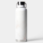 Marmer Pastel Stone Texture Glitter Waterverf Waterfles (Achterkant)