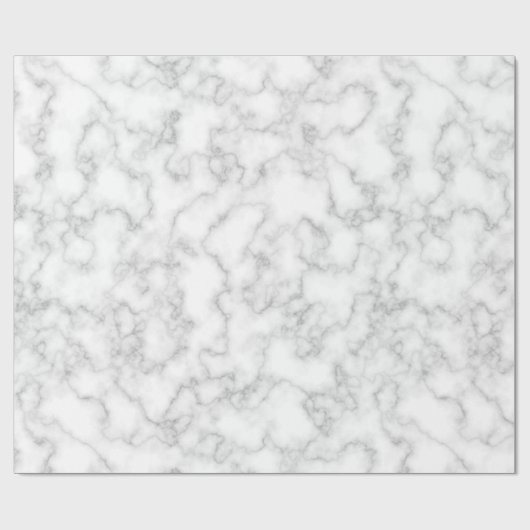 Marmer Pattern Gray White Marged Stone Achtergrond Cadeaupapier (Vlak)