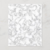 Marmer Pattern Gray White Marged Stone Achtergrond Flyer (Achterkant)