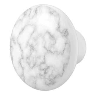 Marmer Pattern Gray White Marged Stone Achtergrond Keramische Knop