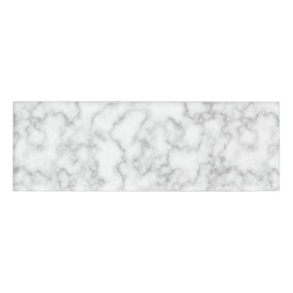 Marmer Pattern Gray White Marged Stone Achtergrond Naambadge