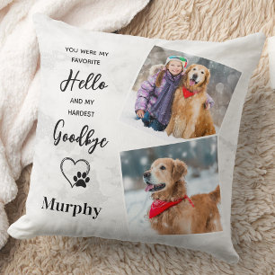 Marmer Pet Loss Keepasje Pet Dog Memorial Kussen