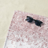 Marmer & Roze Glitter Strandlaken (In situ)