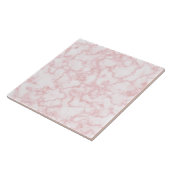 marmer roze tegeltje (Zijkant)