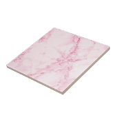 Marmer roze wit tegeltje (Zijkant)