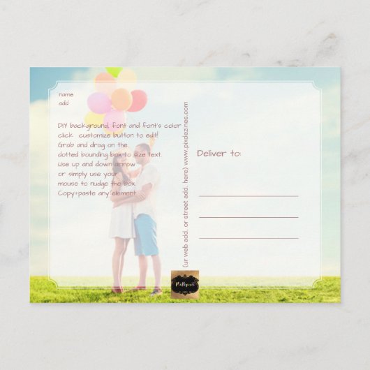 Marmer Save the Date/Faux Roos Gold Script Aankondigingskaart (Achterkant)