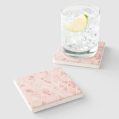 marmer stenen onderzetter (Zijkant)