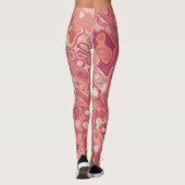 Marmer Stijl Leggings (Achterkant)