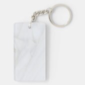 Marmer Stone Acrylische Sleutelhanger (achterkant)