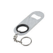 Marmer Stone Mini Bottle Opener met Sleutelhanger Flessenopener (Achterkant Gekanteld)