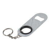 Marmer Stone Mini Bottle Opener met Sleutelhanger Flessenopener (Voorkant Gekanteld)
