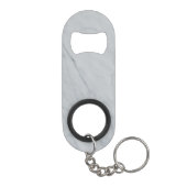 Marmer Stone Mini Bottle Opener met Sleutelhanger Flessenopener (Achterkant)