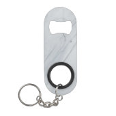 Marmer Stone Mini Bottle Opener met Sleutelhanger Mini Flessenopener (Voorkant)