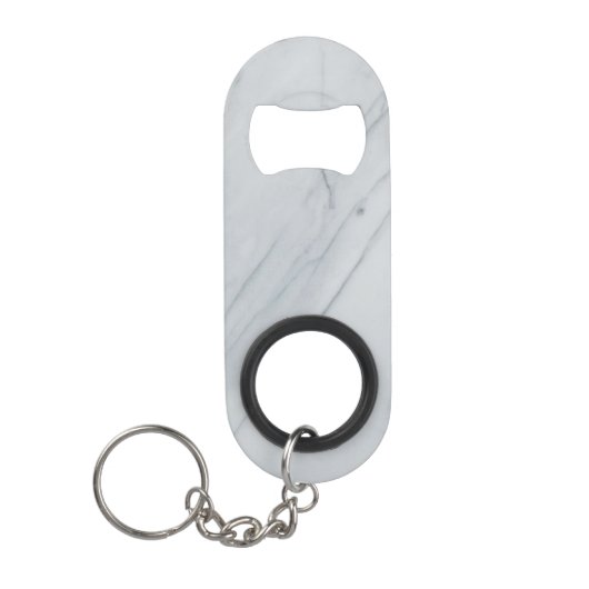 Marmer Stone Mini Bottle Opener met Sleutelhanger Mini Flessenopener (Voorkant)