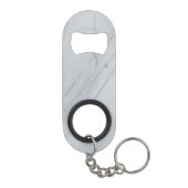 Marmer Stone Mini Bottle Opener met Sleutelhanger Mini Flessenopener (Achterkant)