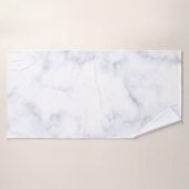 Marmer structuur wit patroon badhanddoek (Badhanddoek)