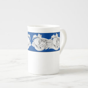 Marmer Tendrils op een Bone China Mok