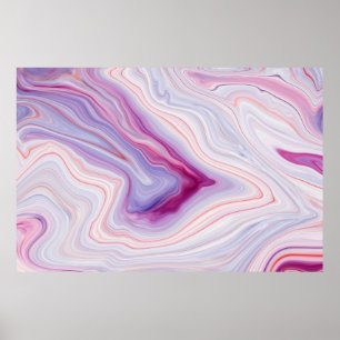 Marmer texture background / white grijy marble vle poster
