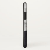 marmer van leder met monogram Case-Mate iPhone case (Achterkant / rechts)