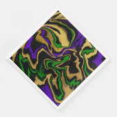 marmer van mardi gras servet (Hoek)