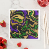 marmer van mardi gras servet (Insitu)