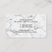 Marmer van Noteerbare Public Gold Pen Visitekaartje (Achterkant)