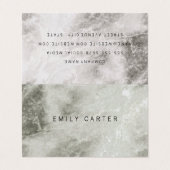 marmer visitekaartjes (Buitenkant ongevouwen)