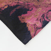 Marmer, waterverf fleece deken (Hoek)